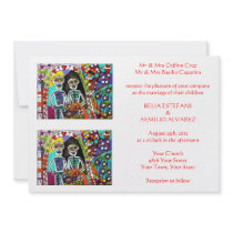 Wedding Invitation (rectangle) - Day of the Dead