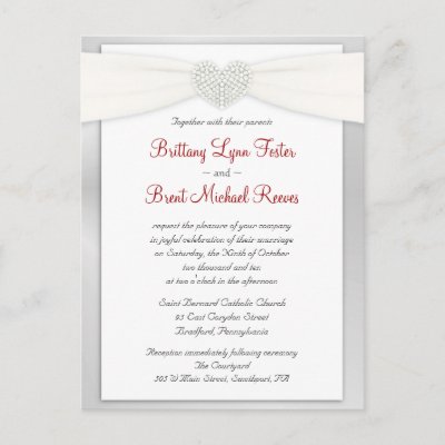 Sample Elegant and affordable Wedding Invitations