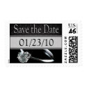Wedding Invitation Save the Date Postage Stamp