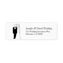 Wedding Invitation Self Adhesive Label Sticker Return Address Label