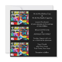 Wedding Invitation (square) - Day of the Dead