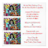 Wedding Invitation (square) - Day of the Dead