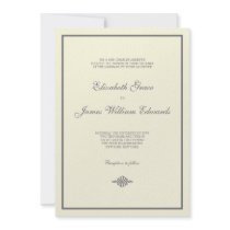 Wedding Invitation // The Elegant Collection