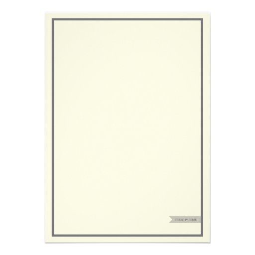Wedding Invitation // The Elegant Collection
