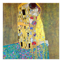 Wedding Invitation; The Kiss by Gustav Klimt