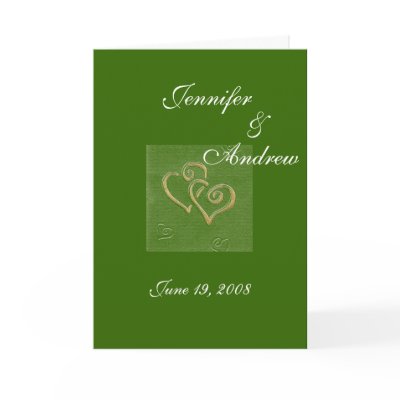 Wedding Invitation - Two Hearts Cards by dizzypixels