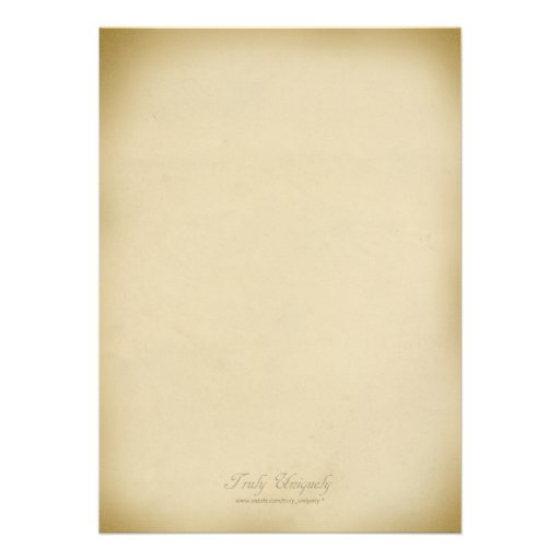 Wedding Invitation Vintage Leaf Scroll in Burgundy