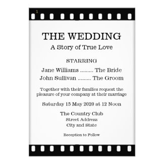 save the date announcement card for a celebrity wedding, or weddings for actors and actresses, and movie star weddings.