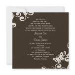 Wedding Invitation with Butterfly