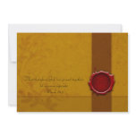 Wedding Invitation with Seal