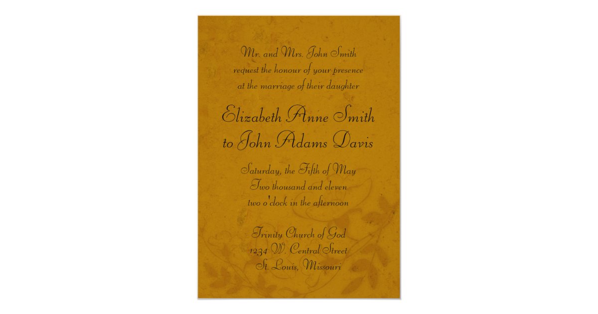 Wedding Invitation with Seal | Zazzle