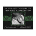 Wedding Invitation with Your Photo postcard