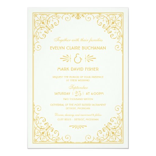 Wedding Invitation Printers Glasgow 100 Images Deco | wedding invitations art deco style zazzle Wedding Invitation Printers Glasgow 100 Images Deco | wedding invitations art deco style zazzle