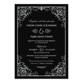 Wedding Invitations | Art Deco Style