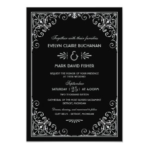Wedding Invitations | Art Deco Style 5