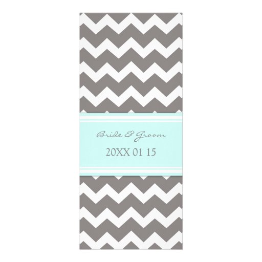 Wedding Invitations Grey Blue Chevron