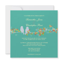 Wedding Invitations, love birds by custom_stationery Wedding Invitations, love birds