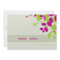 WEDDING INVITATIONS :: nature silhouette 3L