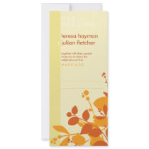 WEDDING INVITATIONS :: nature silhouette 7P