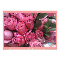 Wedding invitations of roses invitations