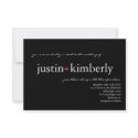 Wedding Invite | A + |small blpi invitation