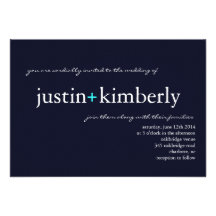 Wedding Invite | A+ |small bluetur