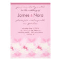Wedding Invite - Heartwings (pink)