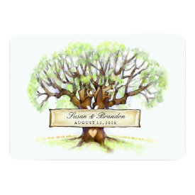 Wedding Invite The Love Tree Together with Family