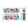 Wedding Invites King And Queen Of Hearts Stamps