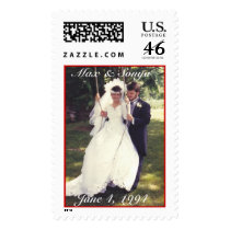Wedding, June 4, 1994, Max & Sonya postage