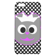 Wedding Kitty Purple - Gray iPhone 5C Covers