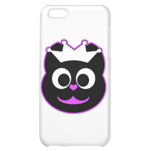 Wedding Kitty Purple iPhone 5C Cases