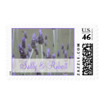 wedding lavender flowers postage