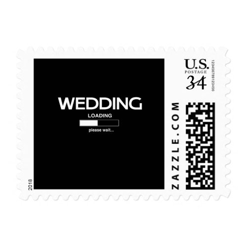 Wedding Loading Postage Stamp