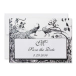WEDDING LOVE BIRDS MONOGRAM,black and white