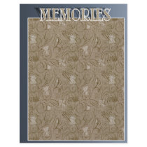 Wedding Memories Blank Album Pages Full Color Flyer