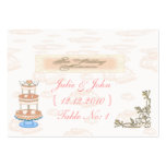 Wedding Memories Placement Card business cards