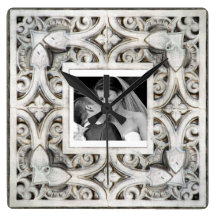 wedding memory photo clock