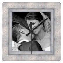wedding memory photo clock