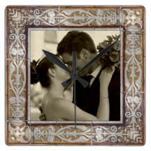 wedding memory photo clock