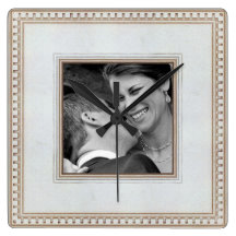 wedding memory photo clock