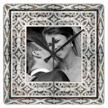 wedding memory photo clock