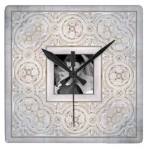 wedding memory photo clock