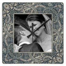 wedding memory photo clock