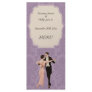 Wedding Menu 1920's Theme Custom Rack Cards