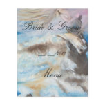wedding menu full color flyer