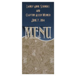 Wedding Menu rack cards