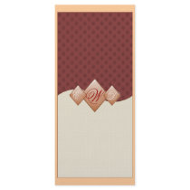Wedding Menu Personalized Rack Card