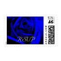 Wedding: Midnight Blue - postage stamps by Horseshoes3 Wedding: Midnight Blue - postage stamps