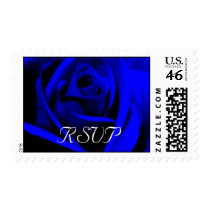 Wedding: Midnight Blue - postage stamps by Horseshoes3 Wedding: Midnight Blue - postage stamps